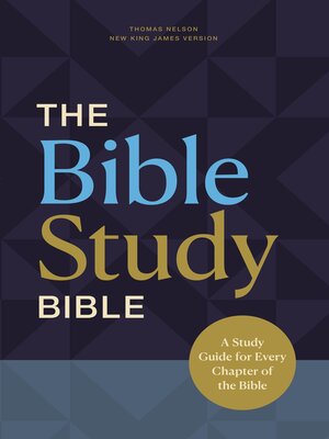 cover image of NKJV, the Bible Study Bible